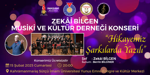 Onikişubat Belediyesi’nden ‘Hikayemiz Şarkılarda Yazılı’ temalı müzik ziyafeti